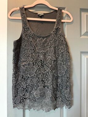 Express Floral Lace Camisole Tank